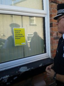 Putting up the Closure Notice